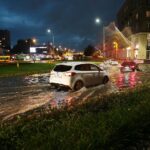 05.10.2020 Kielce. Ulewa. Zalane ulice / Wiktor Taszłow / Radio Kielce