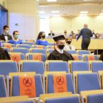 07.10.2020. Kielce. Politechnika Świętokrzyska. Rozpoczęcie roku akademickiego. / Wiktor Taszłow / Radio Kielce