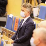 07.10.2020. Kielce. Politechnika Świętokrzyska. Rozpoczęcie roku akademickiego. Na zdjęciu: Krzysztof Słoń - senator / Wiktor Taszłow / Radio Kielce