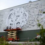 07.10.2020. Kielce. Mural przy ulicy Panoramicznej / Wiktor Taszłow / Radio Kielce