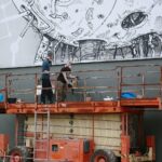 07.10.2020. Kielce. Mural przy ulicy Panoramicznej / Wiktor Taszłow / Radio Kielce