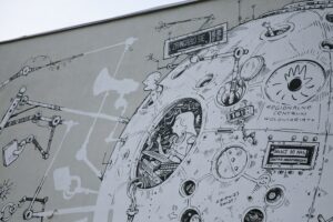 07.10.2020. Kielce. Mural przy ulicy Panoramicznej / Wiktor Taszłow / Radio Kielce
