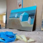 09.10.2020. Szydłów. Międzynarodowy plener malarski Magiczne Miasto Szydłów 2020 / Wiktor Taszłow / Radio Kielce