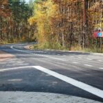 30.10.2020. Borków. Otwarcie wyremontowanych dróg z Funduszu Dróg Samorządowych w gminie Daleszyce / Wiktor Taszłow / Radio Kielce