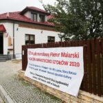 09.10.2020. Szydłów. Międzynarodowy plener malarski Magiczne Miasto Szydłów 2020 / Wiktor Taszłow / Radio Kielce