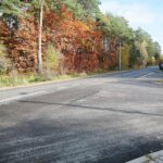 30.10.2020. Borków. Otwarcie wyremontowanych dróg z Funduszu Dróg Samorządowych w gminie Daleszyce / Wiktor Taszłow / Radio Kielce