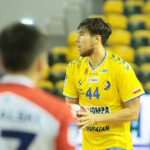 31.10.2020 Kielce. Mecz Łomża Vive Kielce - Energa MKS Kalisz. Na zdjęciu: Dani Dujszebajew / Wiktor Taszłow / Radio Kielce