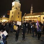 26.10.2020. Kielce. Marsz przeciwników zaostrzenia ustawy antyaborcyjnej / Jarosław Kubalski / Radio Kielce