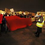 26.10.2020. Kielce. Marsz przeciwników zaostrzenia ustawy antyaborcyjnej / Jarosław Kubalski / Radio Kielce