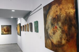 10.11.2020. Kielce. Wystawa Katriny Sadrak w Galerii Tycjan / ZPAP O/Kielce