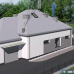 10.11.2020 Mirzec. Wizualizacja budynku komisariatu policji / świętokrzyska policja