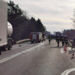 19.11.2020. Jacentów. Karambol na DK 74 / PSP