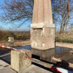 26.11.2020. Topola. Pomnik upamiętniający mord dokonany przez Niemców 28 stycznia 1944 roku / UMiG Skalbmierz