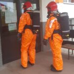 12.11.2020. Skalbmierz. Alarm bombowy / PSP w Kazimierzy Wielkiej