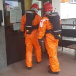 12.11.2020. Skalbmierz. Alarm bombowy / PSP w Kazimierzy Wielkiej