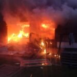 10.11.2020. Bodzechów. Pożar budynku mieszkalnego / PSP Ostrowiec Świętokrzyski