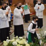 08.11.2020. Gorzyce. Udzielenie święceń prezbiterialnych diakonowi Piotrowi Sosnówce / ks. Wojciech Kania