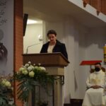 08.11.2020. Gorzyce. Udzielenie święceń prezbiterialnych diakonowi Piotrowi Sosnówce / ks. Wojciech Kania