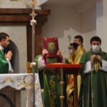 08.11.2020. Gorzyce. Udzielenie święceń prezbiterialnych diakonowi Piotrowi Sosnówce / ks. Wojciech Kania