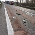 19.11.2020. Jacentów. Karambol na DK 74 / Magdalena Galas-Klusek / Radio Kielce