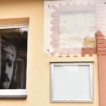 18.11.2020. Barycz. Patriotyczny mural przedstawiający marszałka Józefa Piłsudskiego / Magdalena Galas-Klusek / Radio Kielce