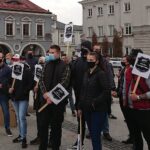 03.11.2020. Kielce. Protest branży gastronomicznej / Michał Kita / Radio Kielce