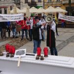 03.11.2020. Kielce. Protest branży gastronomicznej / Michał Kita / Radio Kielce