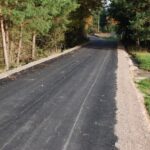 06.11.2020. Bogucice Pierwsze. Droga po remoncie / Urząd Miejski w Pińczowie