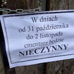 01.11.2020. Jędrzejów. Cmentarz Klasztorny / Ewa Pociejowska-Gawęda / Radio Kielce