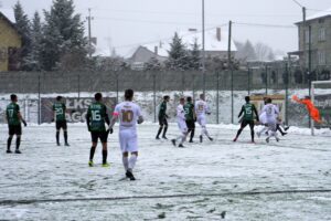 29.11.2020. Łagów. 16. kolejka III ligi: ŁKS Probudex - Stal Stalowa Wola / Kamil Król / Radio Kielce