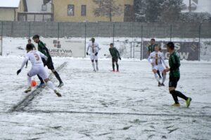 29.11.2020. Łagów. 16. kolejka III ligi: ŁKS Probudex - Stal Stalowa Wola / Kamil Król / Radio Kielce