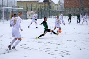 29.11.2020. Łagów. 16. kolejka III ligi: ŁKS Probudex - Stal Stalowa Wola / Kamil Król / Radio Kielce