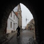 29.11.2020. Sandomierz. Puste ulice / Grażyna Szlęzak-Wójcik / Radio Kielce