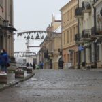 29.11.2020. Sandomierz. Puste ulice / Grażyna Szlęzak-Wójcik / Radio Kielce