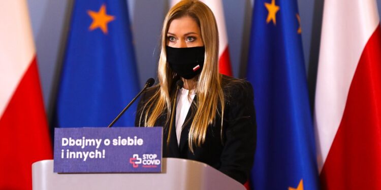 07.11.2020. Warszawa. Na zdjęciu: Anna Gołowska - wiceminister zdrowia / KPRM