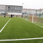 13.11.2020. Bogoria. Otwarcie boisk przy Zespole Placówek Oświatowych w Bogorii / Jarosław Kubalski / Radio Kielce