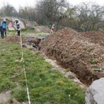 06.11.2020 Kielce. Montaż oświetlenia na Skwerze Pamięci Ofiar Katynia / Jarosław Kubalski / Radio Kielce