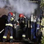 10.11.2020. Kielce. Pożar w wieżowcu przy ul. Piłsudskiego / Jarosław Kubalski / Radio Kielce