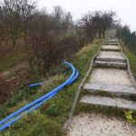 06.11.2020 Kielce. Montaż oświetlenia na Skwerze Pamięci Ofiar Katynia / Jarosław Kubalski / Radio Kielce