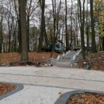 11.11.2020 Busko-Zdrój. Rewitalizacja parku zdrojowego / Marta Gajda / Radio Kielce