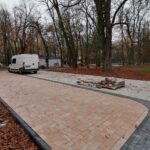 11.11.2020 Busko-Zdrój. Rewitalizacja parku zdrojowego / Marta Gajda / Radio Kielce