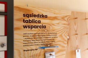 05.11.2020. Kielce. „Sąsiedzka tablica wsparcia” / Instytutu Dizajnu