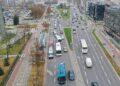 09.11.2020 Kielce. Protest przewoźników autobusowych / Jarosław Kubalski / Radio Kielce