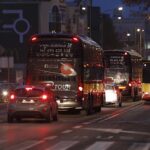 17.11.2020 Kielce. Protest prywatnych przewoźników / Jarosław Kubalski / Radio Kielce