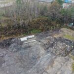 27.11.2020 Nowiny. Teren pogorzeliska / Jarosław Kubalski / Radio Kielce