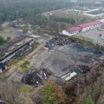 27.11.2020 Nowiny. Teren pogorzeliska / Jarosław Kubalski / Radio Kielce