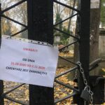 01.11.2020. Sandomierz. Cmentarz katedralny / Grażyna-Szlęzak-Wójcik / Radio Kielce