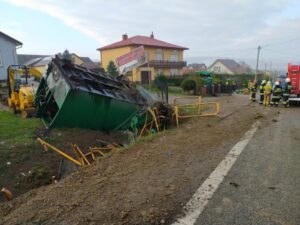 17.11.2020 Huta Koszary. Wypadek / KMP Kielce