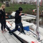 04.11.2020. Sandomierz. Na zdjęciu: Anna Jastrzębska i Szymon Kuczyński / Grażyna Szlęzak-Wójcik / Radio Kielce