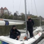 04.11.2020. Sandomierz. Na zdjęciu: Szymon Kuczyński i Anna Jastrzębska / Grażyna Szlęzak-Wójcik / Radio Kielce